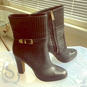 Vince Camuto Black Leather Boots